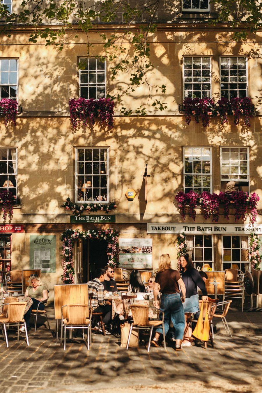The Bath Bun, café in Abbey Green, Bath